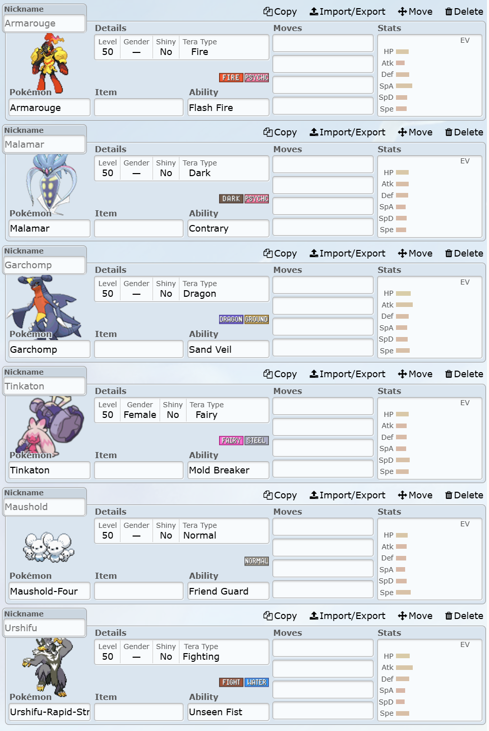 Team Complexity Example